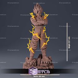 Vegetto Thunder Standing 3D Printer Files