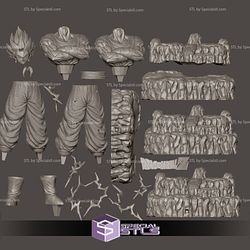 Vegetto Thunder Standing 3D Printer Files