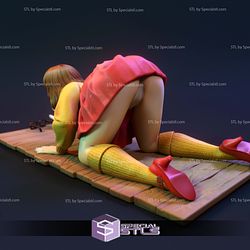 Velma Dinkley Finding Glass 3D Model Sculpture