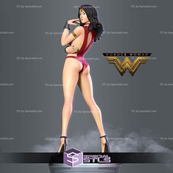 Wonder Woman Pin Up 3D Printer Files