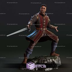 Wyll Baldurs Gate 3 3D Model Sculpture