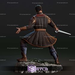 Wyll Baldurs Gate 3 3D Model Sculpture