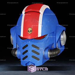 Cosplay STL Files Space Marine MK4 Helmet