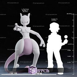 Life Sized Mewtwo Pokemon 3D Printer Files