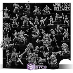 April 2024 Wargame Exclusive Miniatures