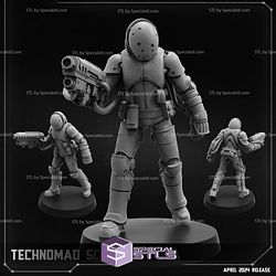 April 2024 Cyberpunk Papsikels Miniatures