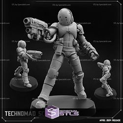 April 2024 Cyberpunk Papsikels Miniatures