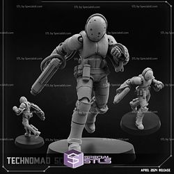 April 2024 Cyberpunk Papsikels Miniatures