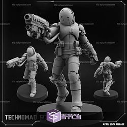 April 2024 Cyberpunk Papsikels Miniatures