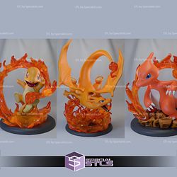 Basic Pokemon Collection - Charizard Pack 3D Printer Files