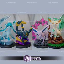 Basic Pokemon Collection - Eeveelutions Pack 2 3D Printer Files