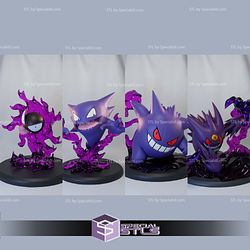 Basic Pokemon Collection - Gengar Pack 3D Printer Files