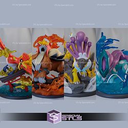 Basic Pokemon Collection - Ho-Oh Legendary Beasts 3D Printer Files