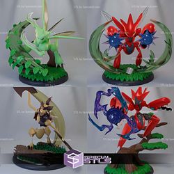 Basic Pokemon Collection - Scyther Pack 3D Printer Files