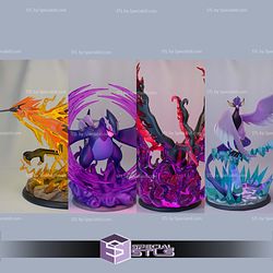 Basic Pokemon Collection - Shadow Lugia and Galar Birds Pack 3D Printer Files