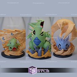 Basic Pokemon Collection - Tyranitar Pack 3D Printer Files