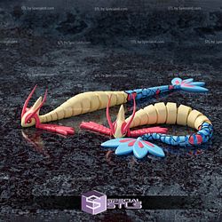 Basic Pokemon STL Files Collection - Articulated Milotic