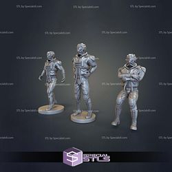 Battle Mech Male Pilots 3D Printer Files