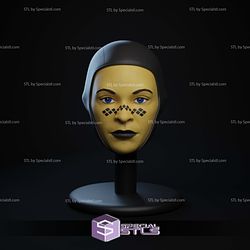 Custom Figure Head STL Collection - Barriss Offee Hood Starwars