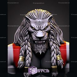 Custom Figure Head STL Collection - Battle Beast