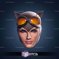 Custom Figure Head STL Collection - Catwoman Terry Dodson