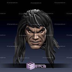 Custom Figure Head STL Collection - Conan John Buscema