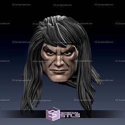 Custom Figure Head STL Collection - Conan John Buscema