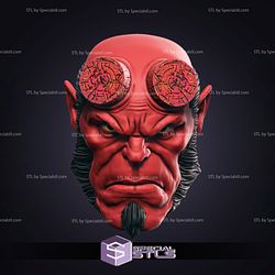 Custom Figure Head STL Collection - Hellboy