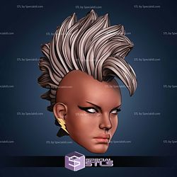 Custom Figure Head STL Collection - Mohawk Storm