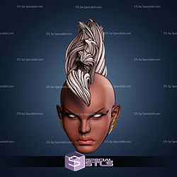 Custom Figure Head STL Collection - Mohawk Storm