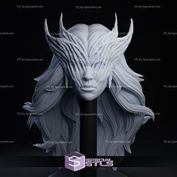 Custom Figure Head STL Collection - Monster Scarlet Witch