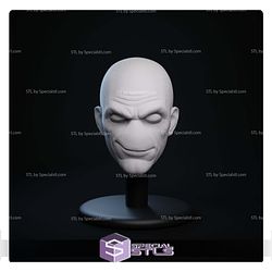 Custom Figure Head STL Collection - Morph Smirk Marvel