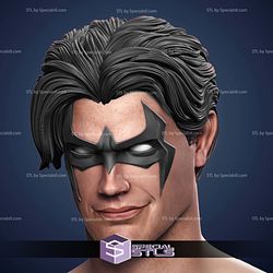 Custom Figure Head STL Collection - Nightwing