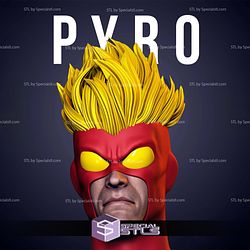 Custom Figure Head STL Collection - Pyro X Men