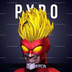 Custom Figure Head STL Collection - Pyro X Men