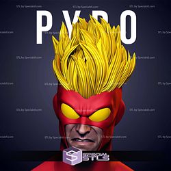 Custom Figure Head STL Collection - Pyro X Men