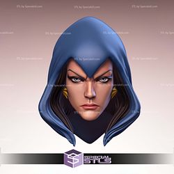 Custom Figure Head STL Collection - Raven 80s