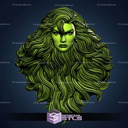 Custom Figure Head STL Collection - She Hulk