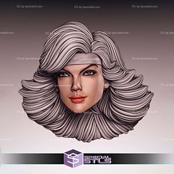 Custom Figure Head STL Collection - Silver Sable