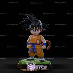 Goku Kid and Pillar 3D Printer Files