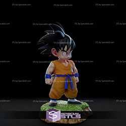 Goku Kid and Pillar 3D Printer Files