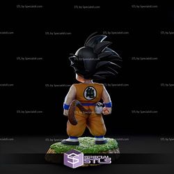 Goku Kid and Pillar 3D Printer Files