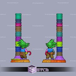 Goku Kid and Pillar 3D Printer Files