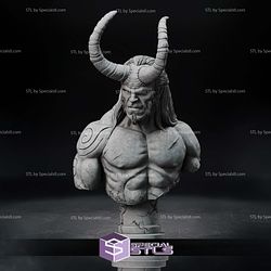 Hellboy Bust 3D Printer Files