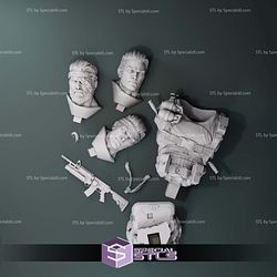 Punisher Warrior Bust 3D Printer Files