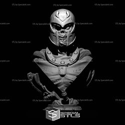 Simple STL Collection - Magneto Zombie Bust