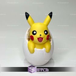 Super Basic Pokemon STL - Easter Day Pikachu