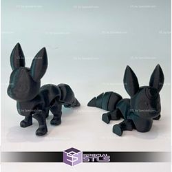 Super Basic Pokemon STL - Flexi Umbreon