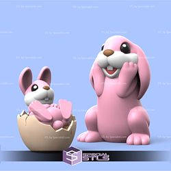 Super Basic STL - Easter Bunny