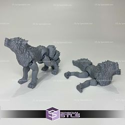 Super Basic STL - Flexi Wolf